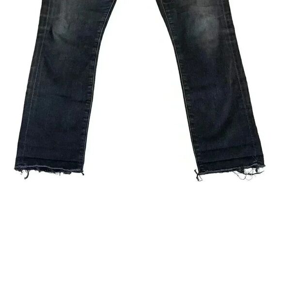 Citizens of Humanity Rocket Crop High Rise Skinny Black Denim Jeans SZ 25 # 1040 - Picture 4 of 14